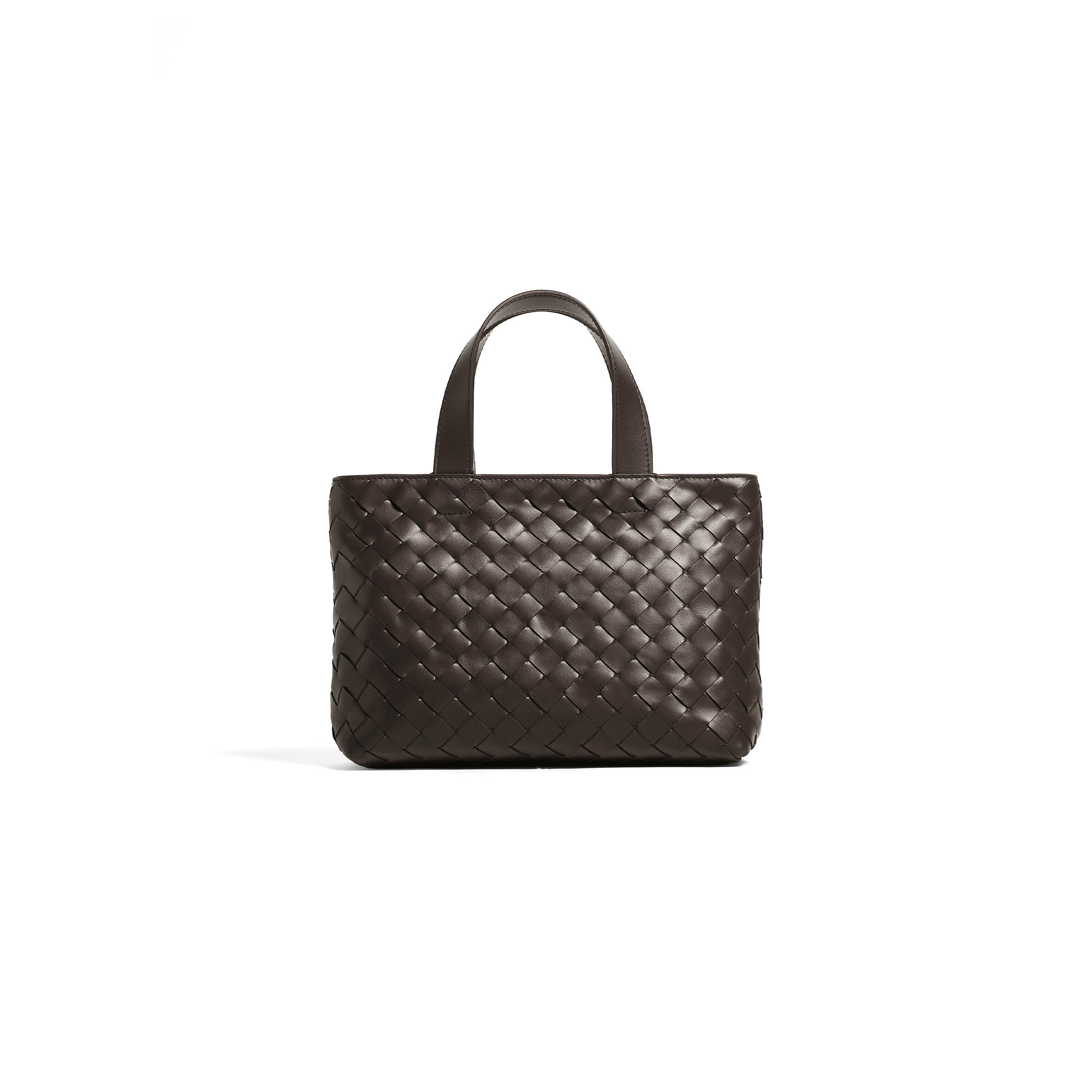 BOTTEGA VENETA MINI INTRECCIATO ZIPPED TOTE 855504V2HL12166 (27*18*10cm)